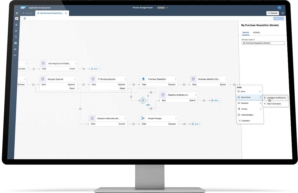 Step-Adding Workflow in the Original Interface